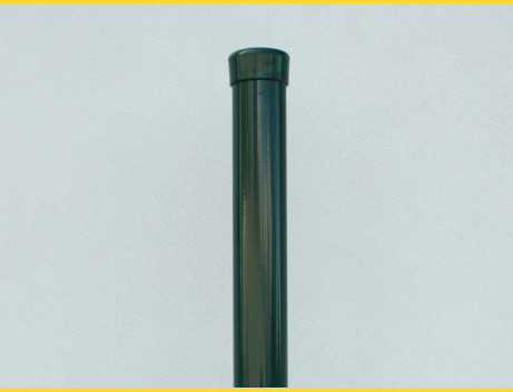 Vzpera poplastovaná 38 × 1,25 × 2300 mm (Zn+PVC), zelená RAL 6005